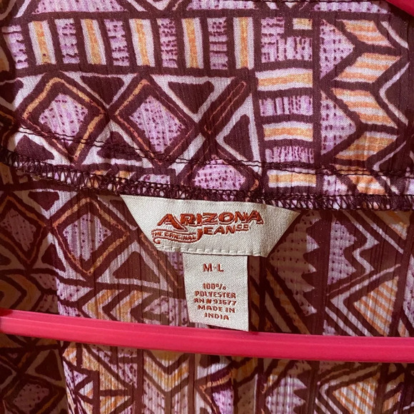 Arizona Jean Co. purple/pink kimono size medium/Large - Picture 3 of 5